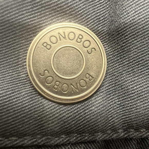 Bonobos Pants Men 35x32 Black Chino Slim Stretch Twill Flat Front Casual Office - Picture 11 of 11